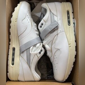 White and Gray Sneakers